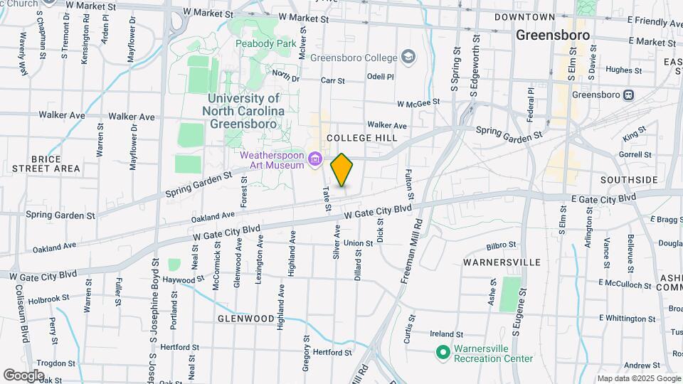 628 Joyner St, Unit B Map and Location Details