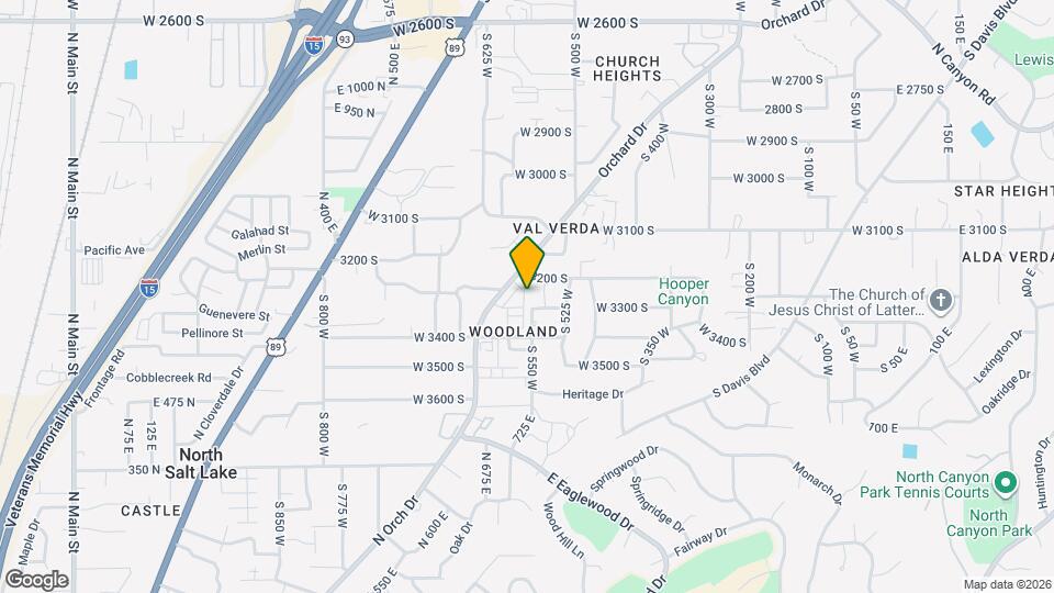 620 N Orch Dr Map and Location Details