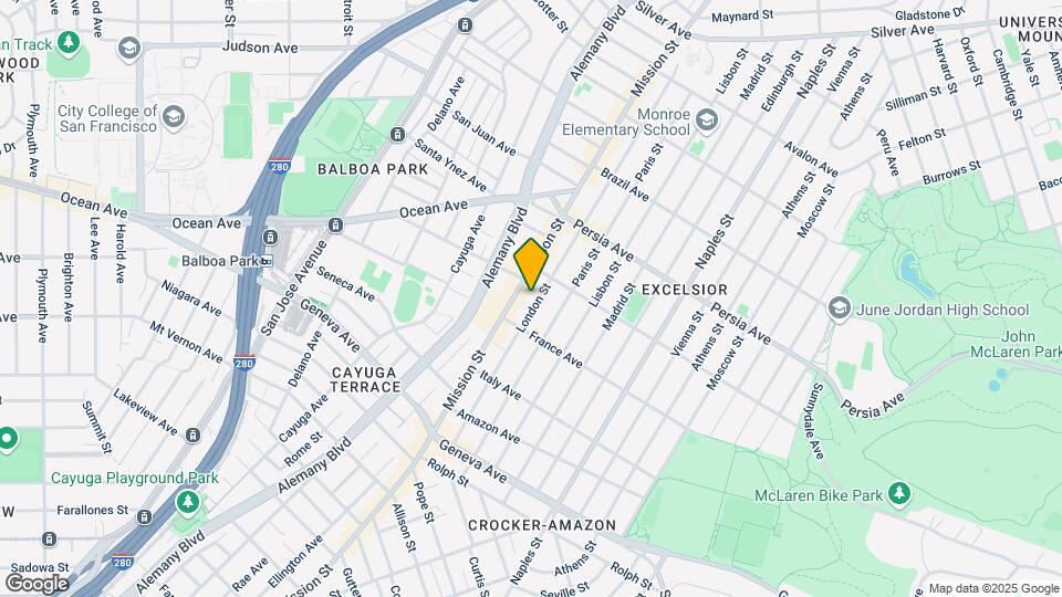 546 London St Map and Location Details