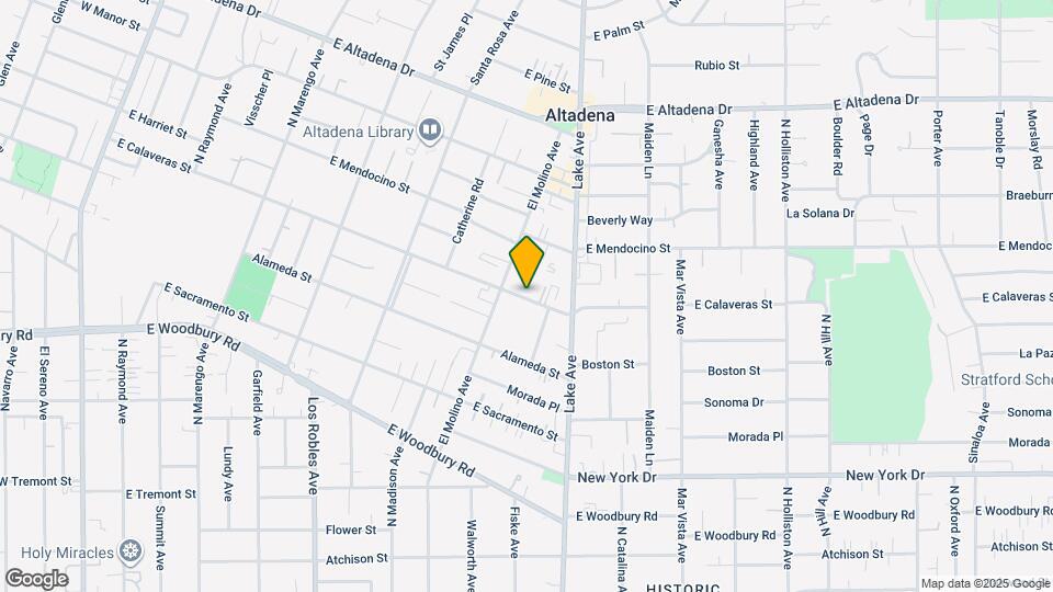 Altadena Vistas Apartments Mapa y Detalles de la Ubicación