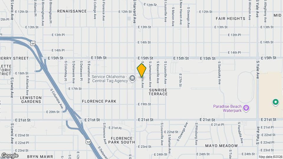 1622 S Indianapolis Ave Map and Location Details