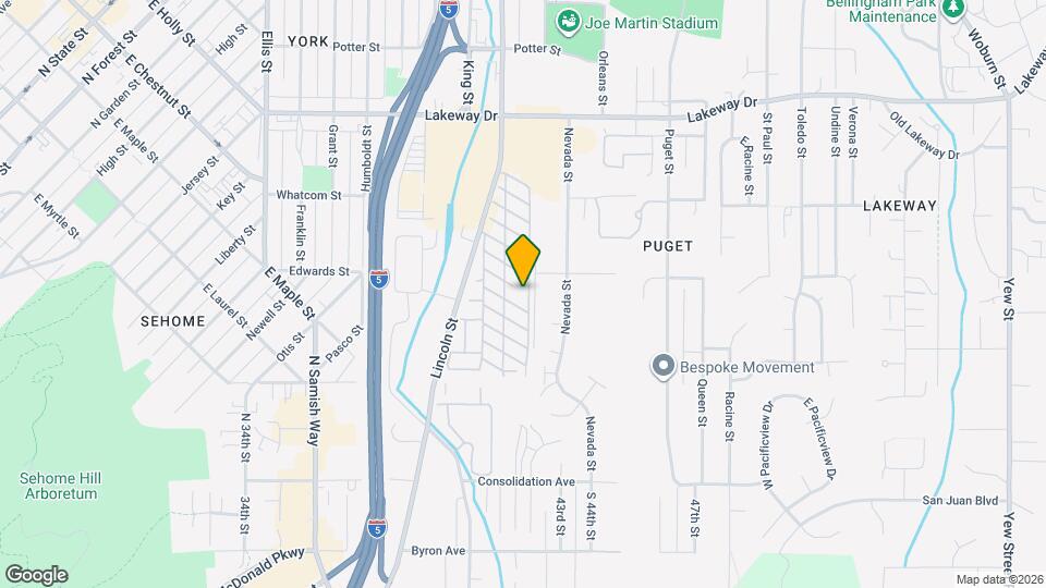 1200 Lincoln St Map and Location Details