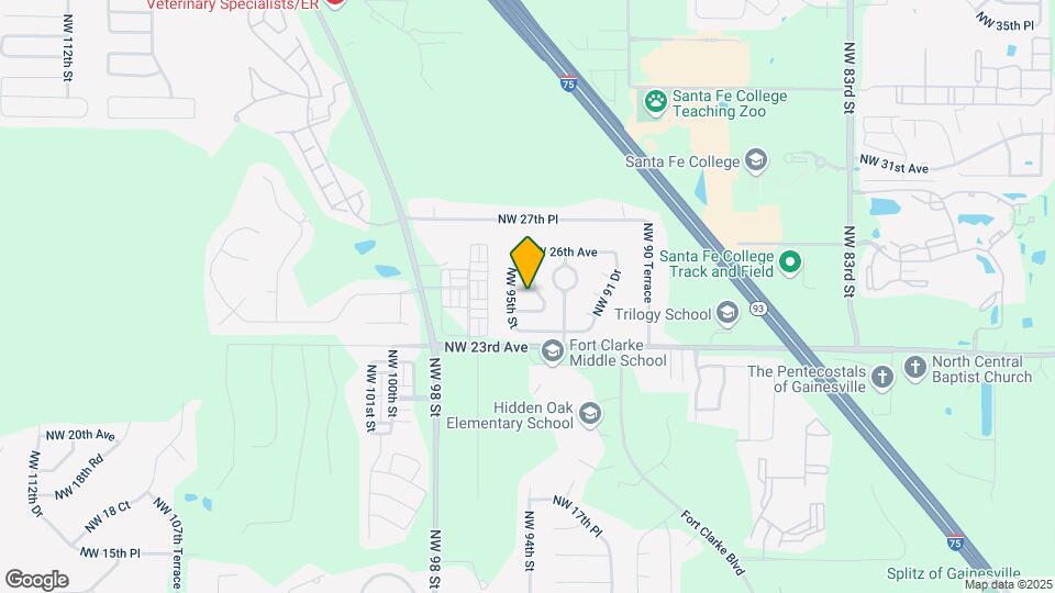 9453 NW 24th Rd Map and Location Details