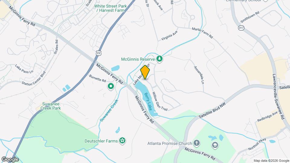 3574 Willow Glen Trail Map and Location Details