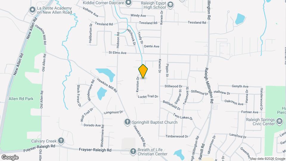 3869 Winwood Dr Mapa y Detalles de la Ubicación