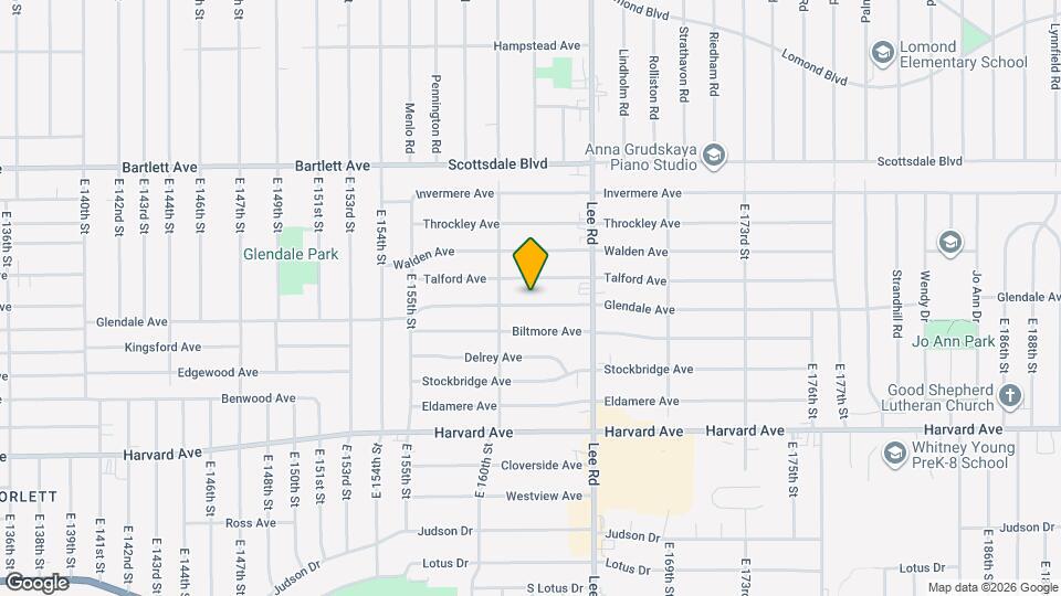 16209 Glendale Ave Map and Location Details