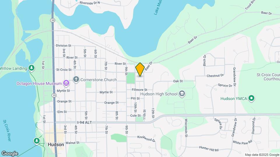 1015 Oak St, Unit 1015 Map and Location Details