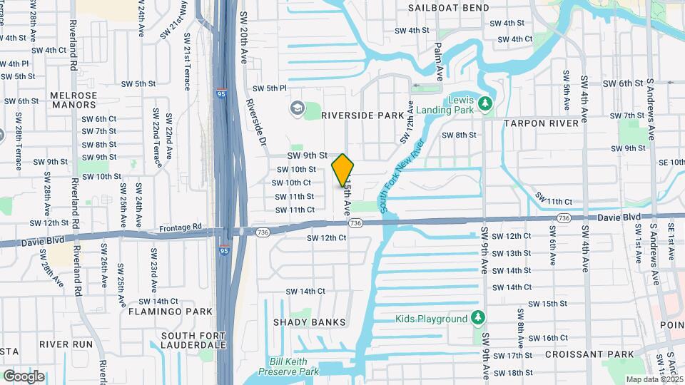 1041 SW 15th Ave Map and Location Details