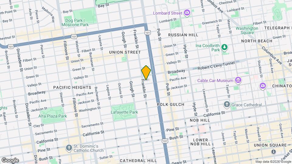 1770 Pacific Ave Map and Location Details