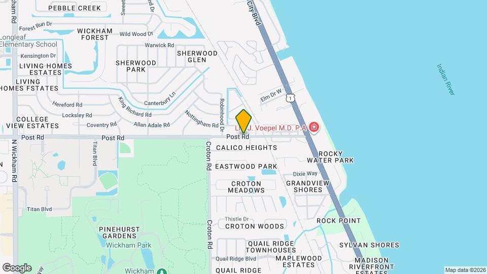 Paradise Cay Apartments Map and Location Details