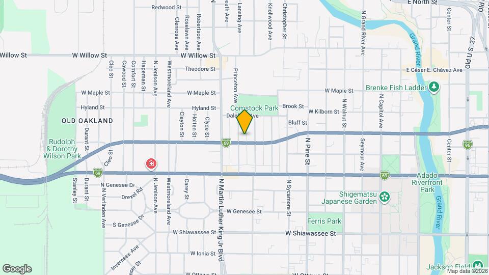 811 Summerville Ave Map and Location Details