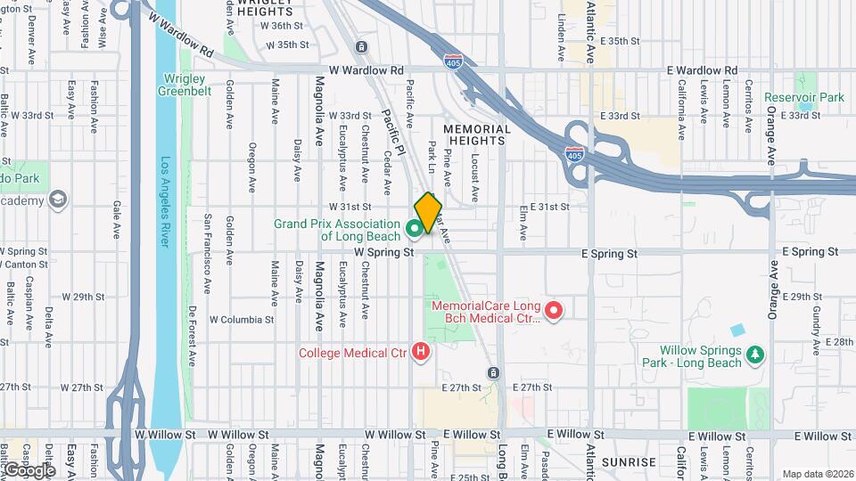 109 W Spring St, Unit #C Map and Location Details