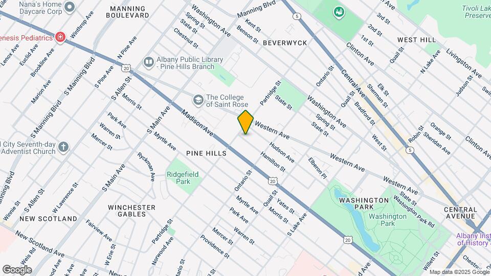 539 Hamilton St Map and Location Details
