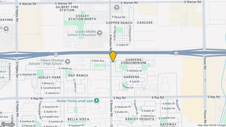 1318 S Sabino Dr Mapa y Detalles de la Ubicación