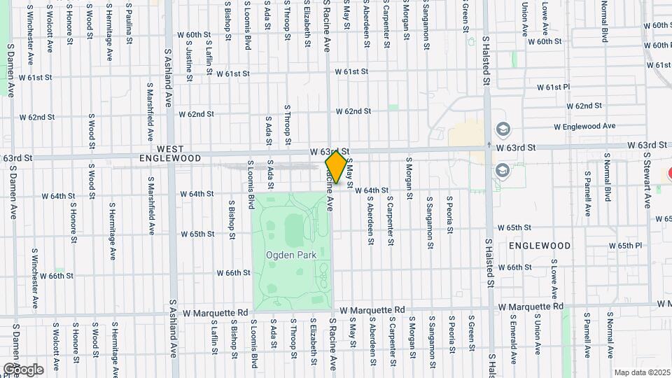6353 S Racine Ave Map and Location Details