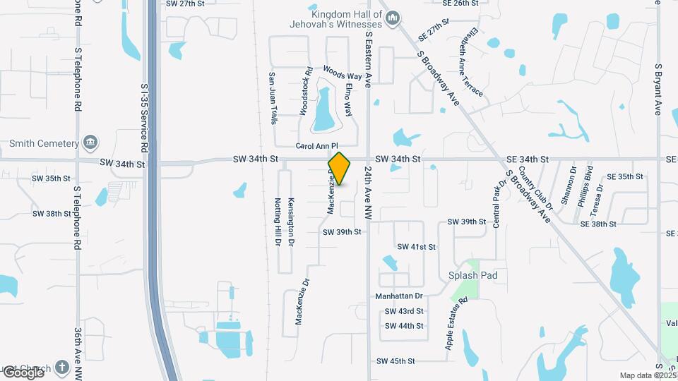 804 SW 36th St Map and Location Details