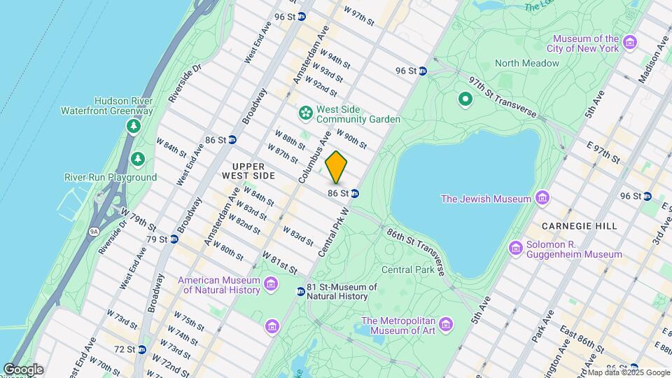 20 W 87th St Map and Location Details