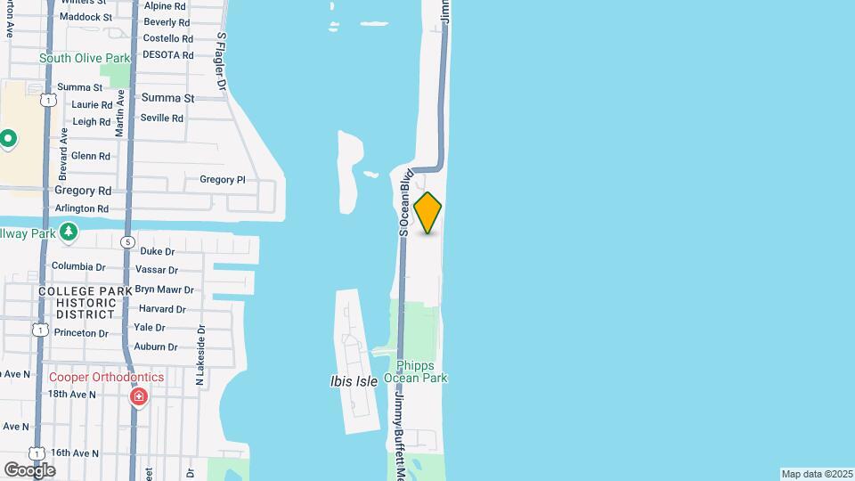 2000 S Ocean Blvd Map and Location Details