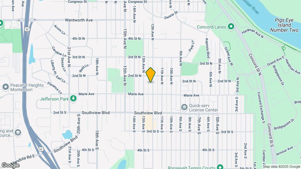 133 12th Ave N Map and Location Details