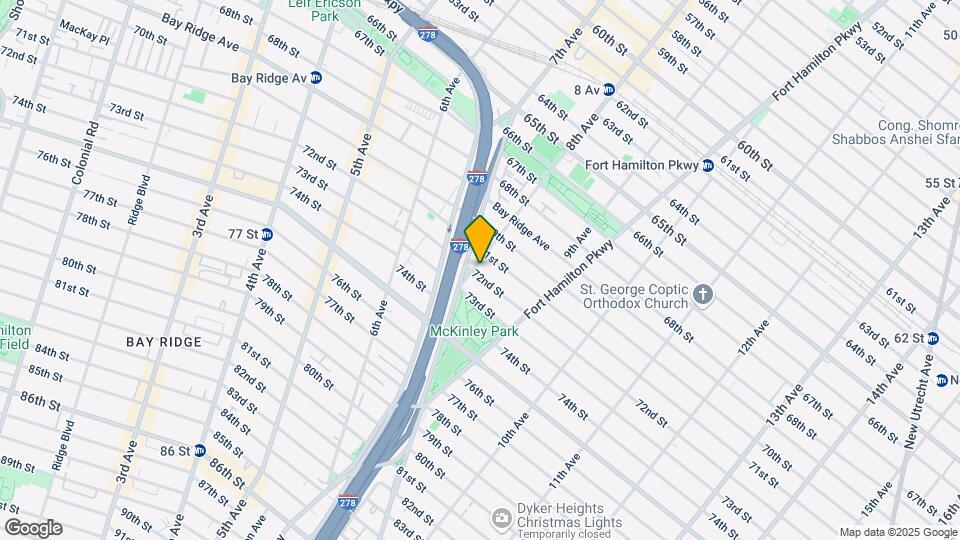 801 72nd St Map and Location Details