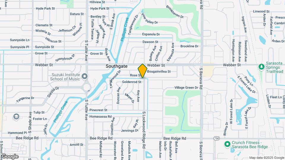 3157 Goldenrod St Map and Location Details