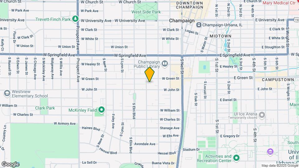 606 S Prairie St Mapa y Detalles de la Ubicación