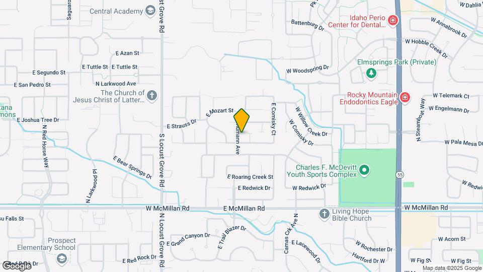 5282 N Schumann Ave Map and Location Details