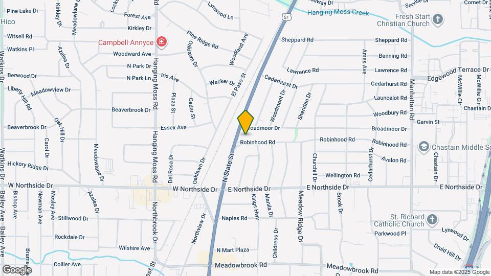 112 Robinhood Rd Map and Location Details