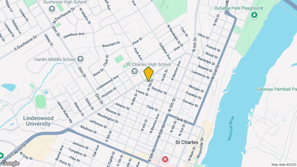 709 N 7th St Mapa y Detalles de la Ubicación