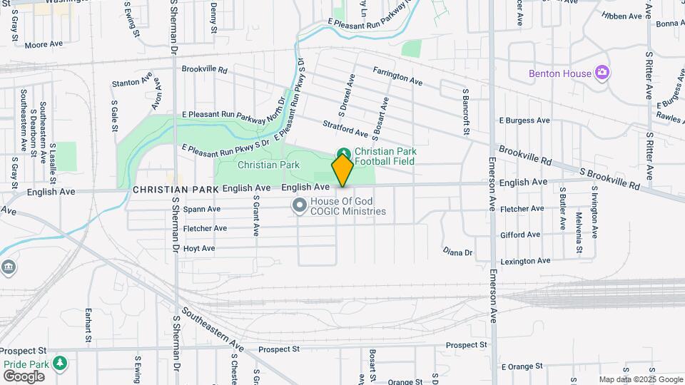 4507 English Ave Map and Location Details