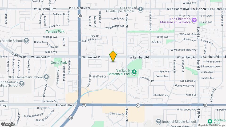 1420 W Lambert Rd, Unit 416 Map and Location Details