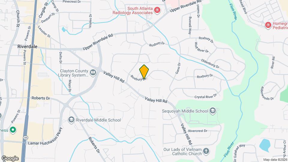 634 Roxbury Dr Map and Location Details