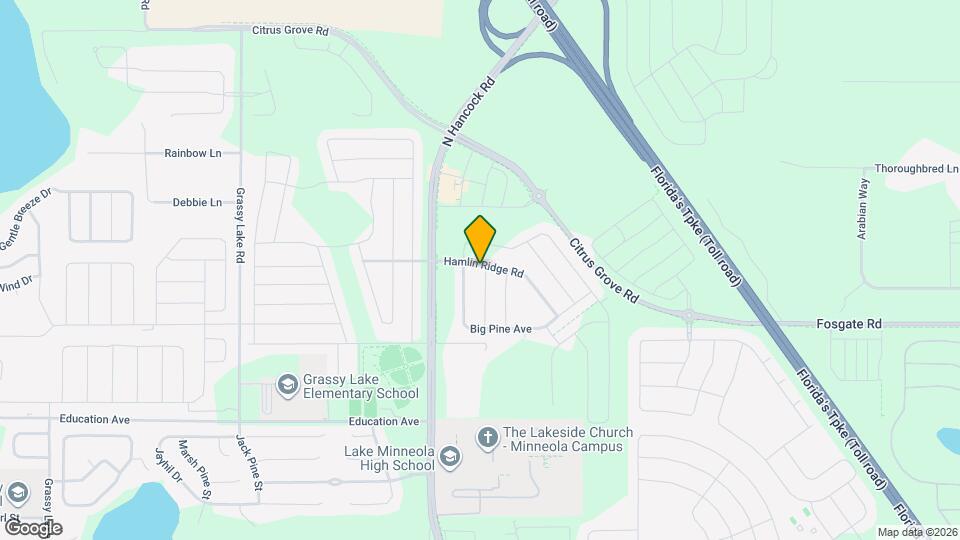 715 Blue Citrus Ln Mapa y Detalles de la Ubicación