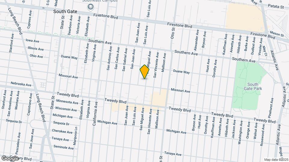 9623 San Miguel Ave Map and Location Details