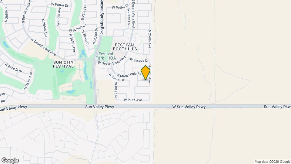25951 W Tonto Ln Map and Location Details