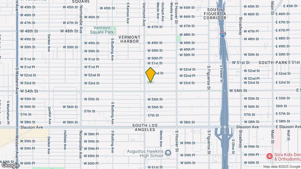 940 W 53rd St Map and Location Details