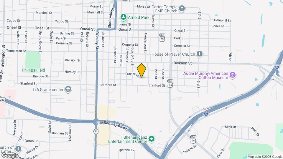 2111 Pollard St Map and Location Details