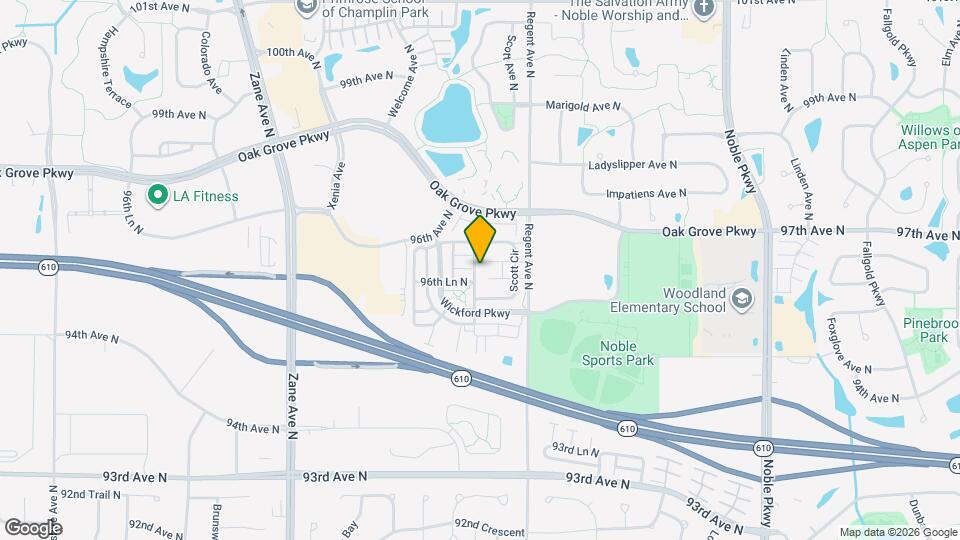 9612 Scott Ln Map and Location Details