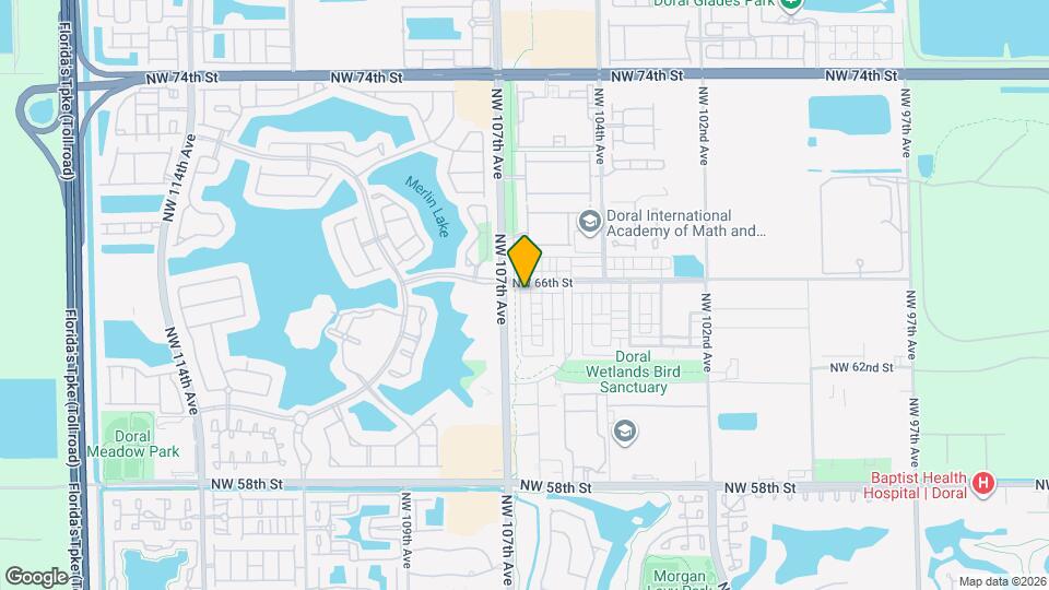 6434 NW 105th Pl Map and Location Details