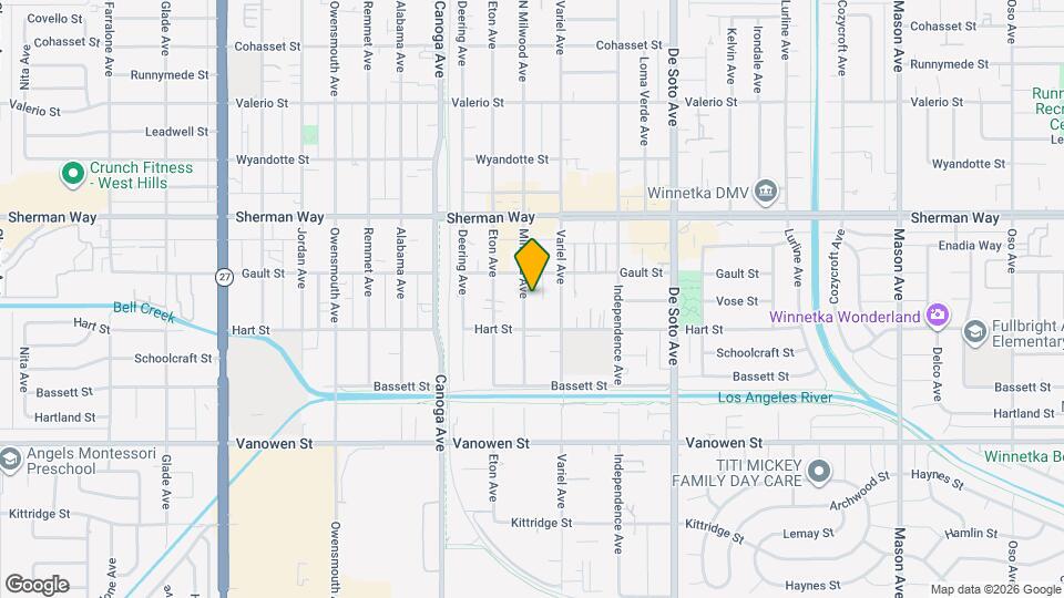7032 Milwood Ave, Unit 2 Map and Location Details