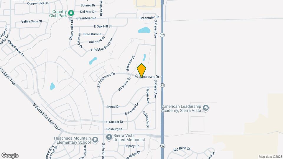 3704 St Andrews Dr Map and Location Details