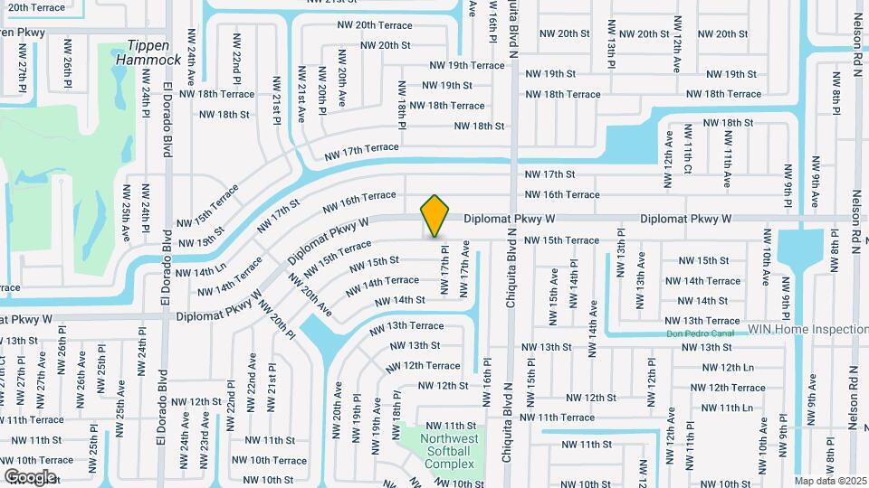 1724 NW 15th Terrace Mapa y Detalles de la Ubicación