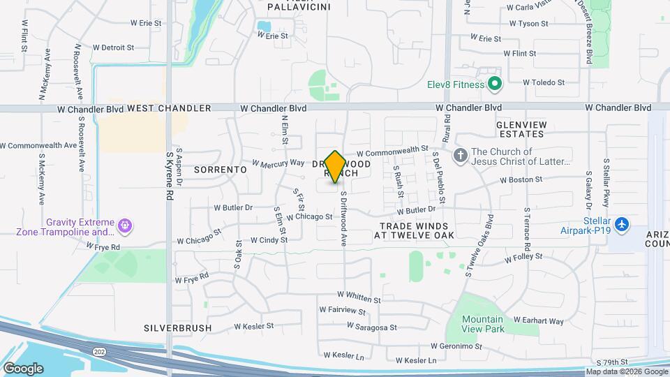 5412 W Jupiter Way Map and Location Details