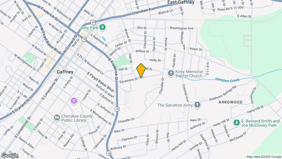 306 Sycamore St Map and Location Details