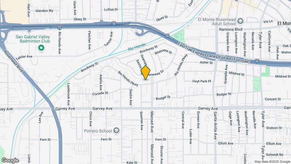 9919 Rio Hondo Pkwy Map and Location Details