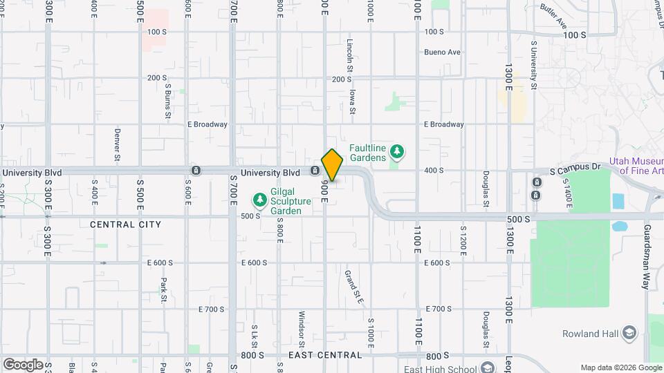 425 S 900 E Map and Location Details