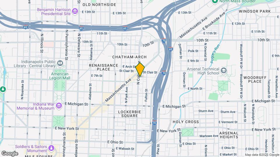 705 E Walnut St Map and Location Details