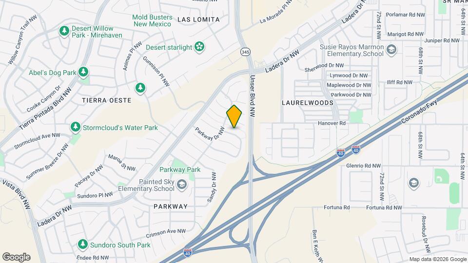 1416 Somerset Dr NW Map and Location Details