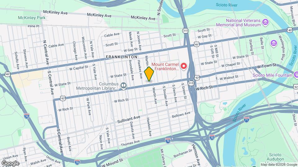 163 Martin Ave, Unit 163 Map and Location Details
