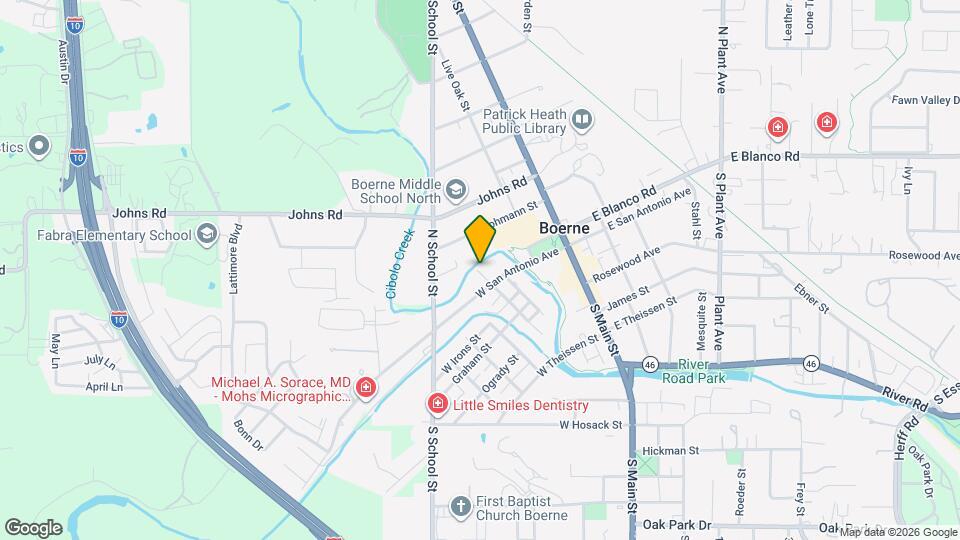 111 N Brackenridge St Map and Location Details